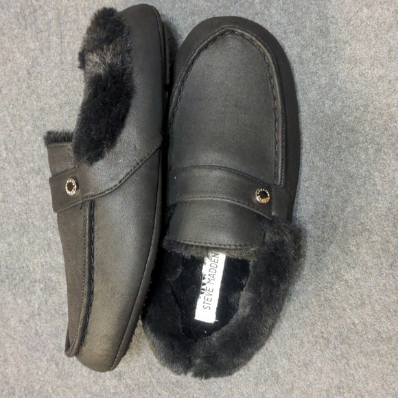 Steve Madden Daddeeo Slippers, Men's Size 7 M, Black - Picture 3 of 6